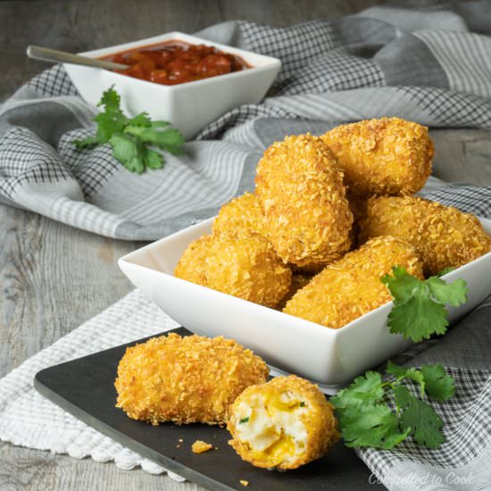 Mexican Jalapeño Cheddar Croquettes
