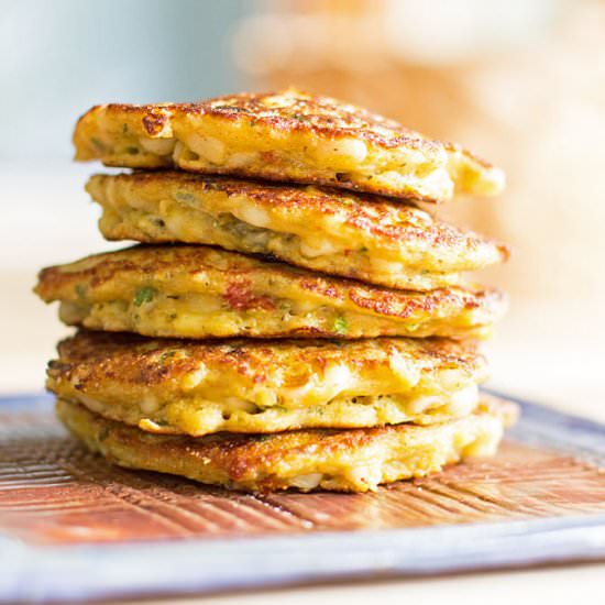 Green Chile Corn Cakes