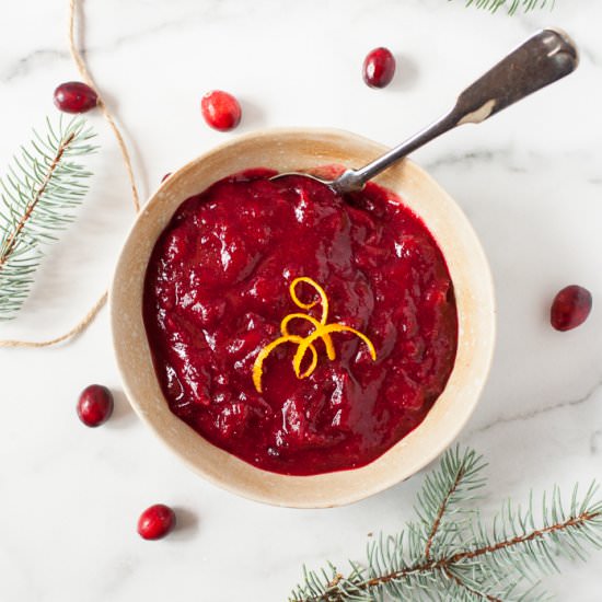 Instant Pot Cranberry Sauce