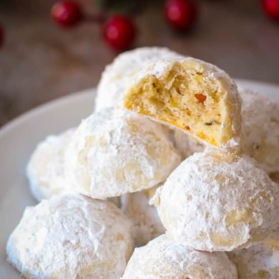 Pecan Snowball Cookies
