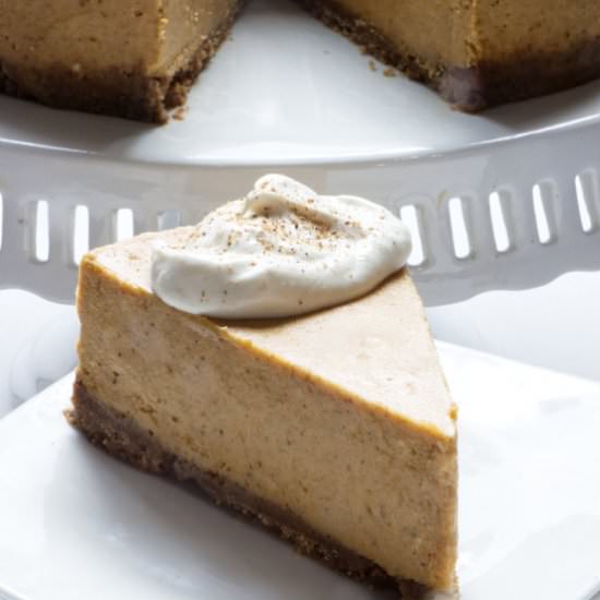 spiced pumpkin cheesecake