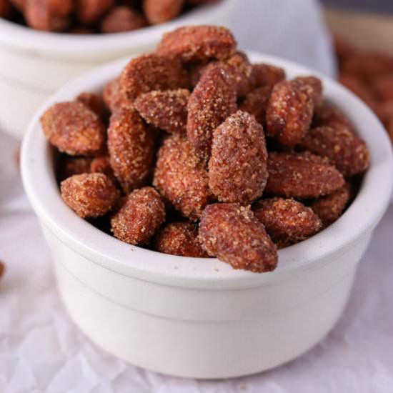 Slow Cooker Candied Almonds