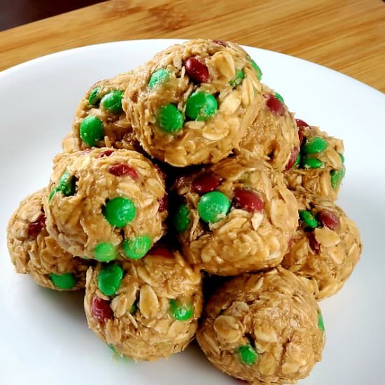 m&m energy bites