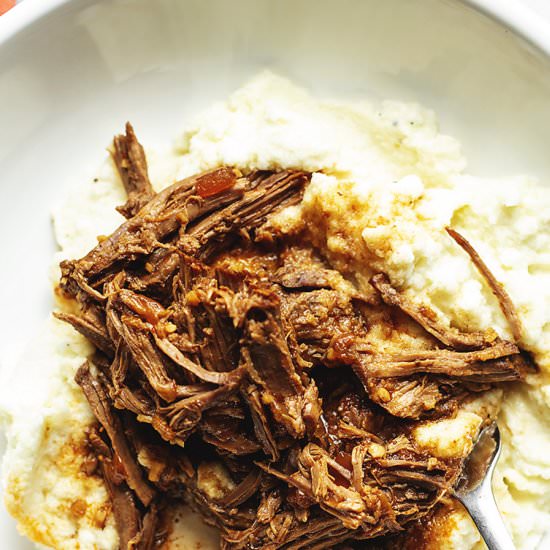 Slow Cooker Balsamic London Broil