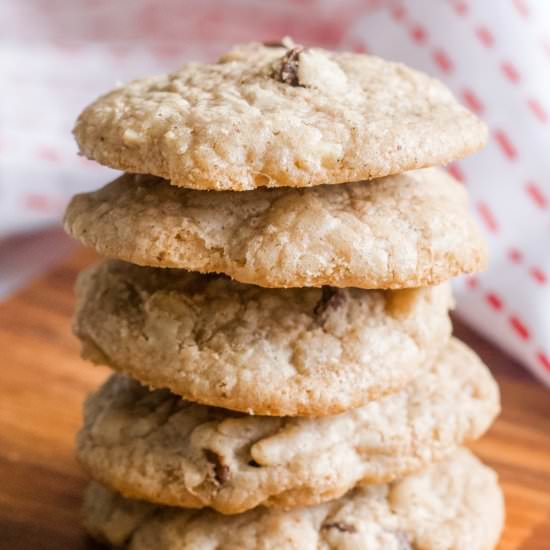Almond Chocolate Chip Cookies