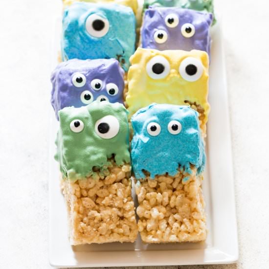 Monster Eye Rice Krispie Treats