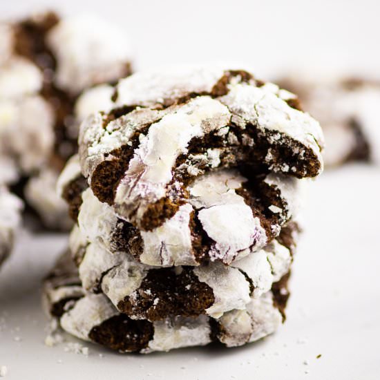 Chocolate Crinkle Cookies