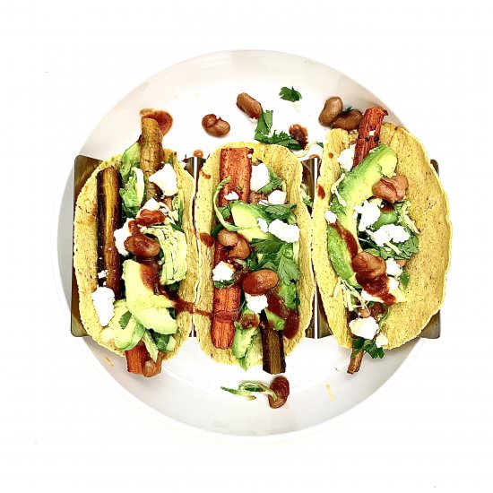 Carrot Pinto Tacos