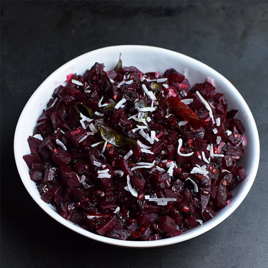 Beetroot Poriyal