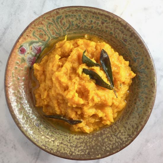 kabocha squash purée