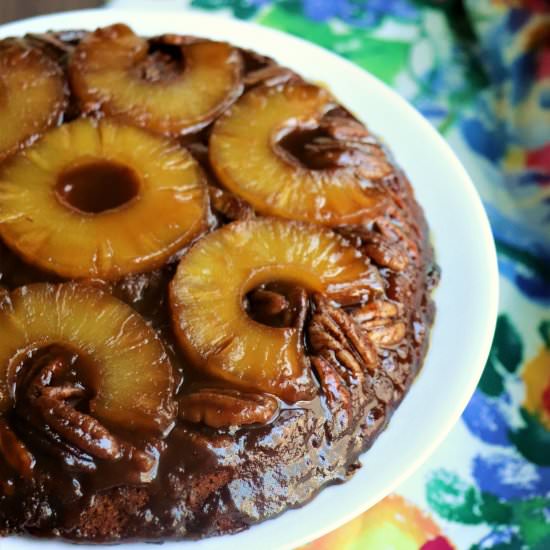 Pumpkin Pineapple Upside-Down Cake