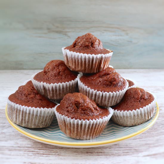 Banana and chocolate muffins