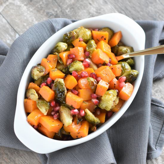 Butternut Squash & Brussels Sprouts