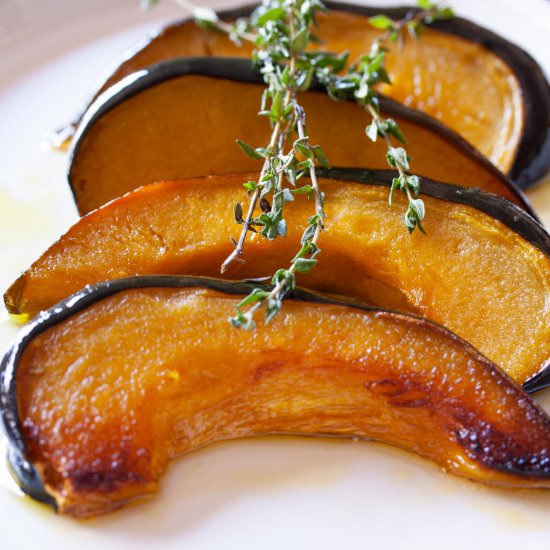 Green Acorn Squash Honey Vinaigrett