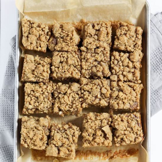 Pumpkin Pie Crumb Bars