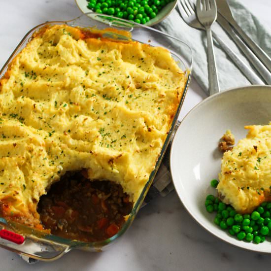 Cottage Pie with Clapshot