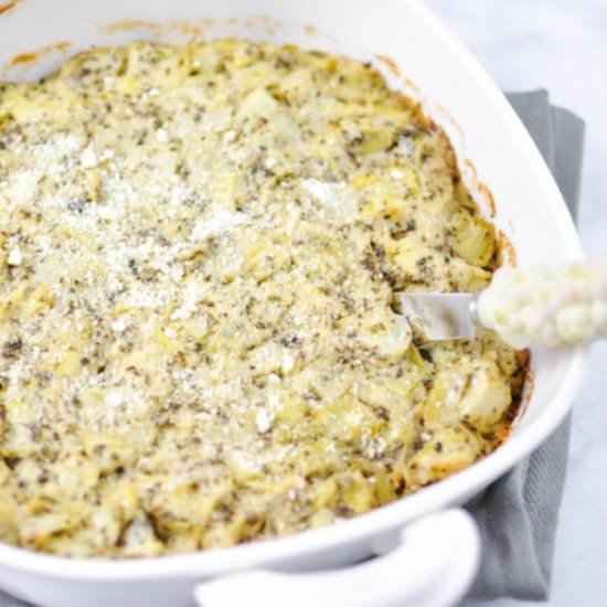 Artichoke Dip Hot & Cheesy