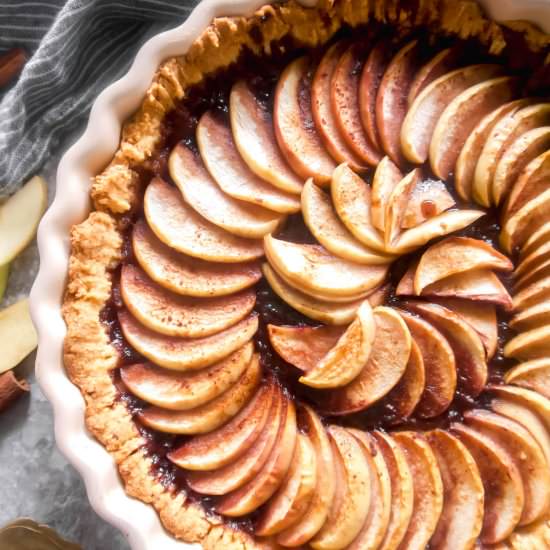 Paleo Apple Tart (Gluten-free, DF)