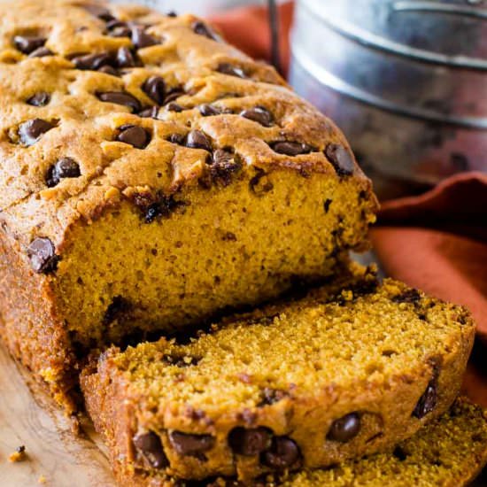 Chocolate Chip Pumpkin Bread