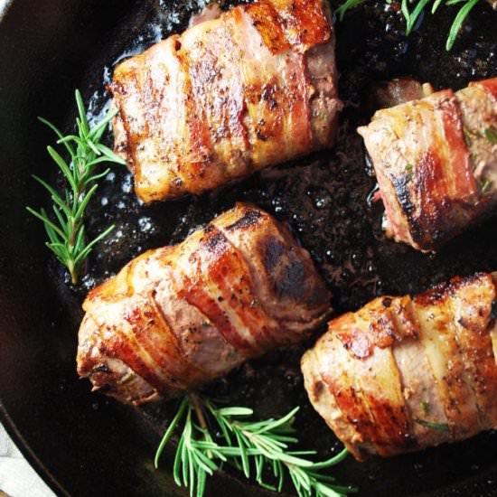 Bacon Wrapped Venison