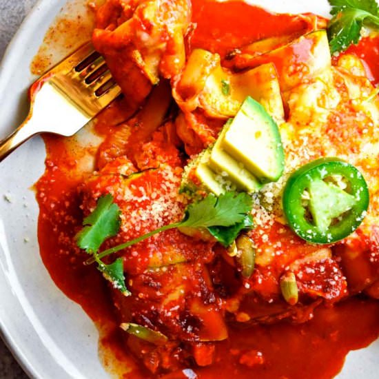 Zucchini Enchiladas