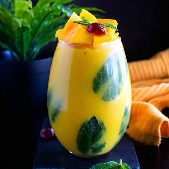 Thai Mango Coconut Pudding