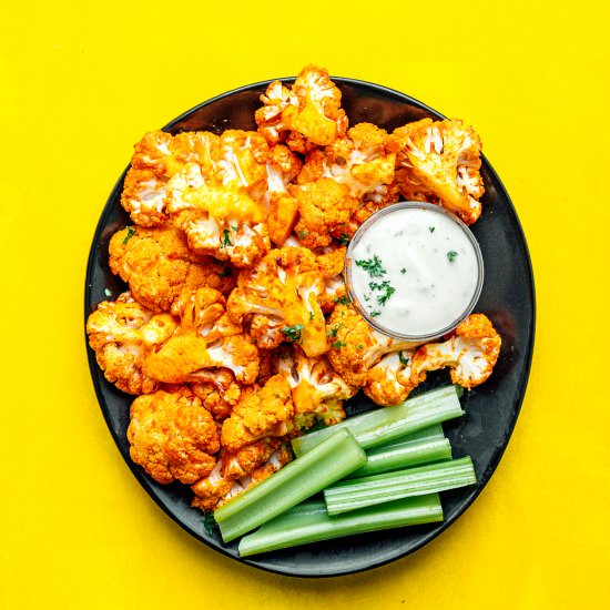 Air Fryer Buffalo Cauliflower