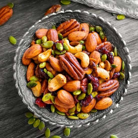 Keto Brown Butter Roasted Nuts
