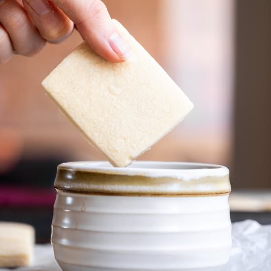 Dairy Free Vegan Shortbread Cookies