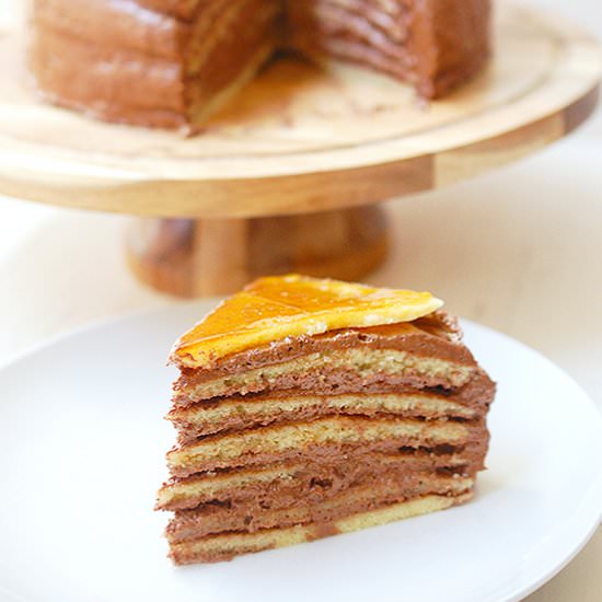 Hungarian Dobos Torte
