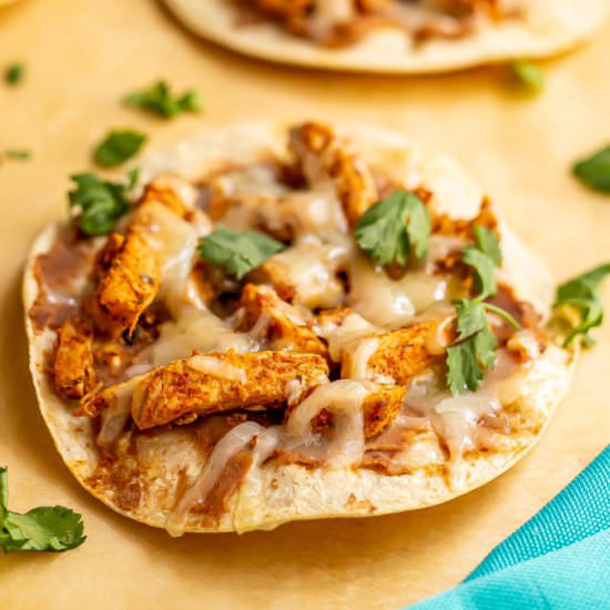 Easy Turkey Tostadas