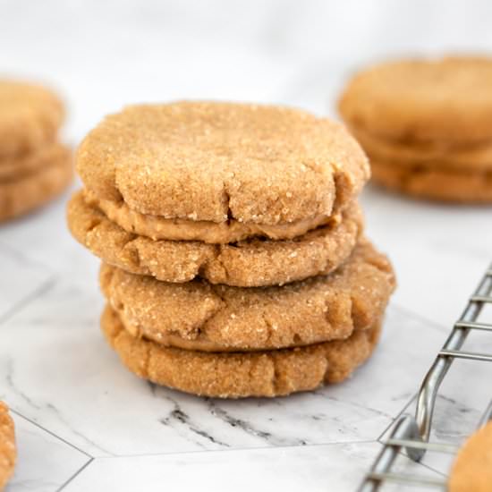 Vegan Speculoos Sandwich Cookies