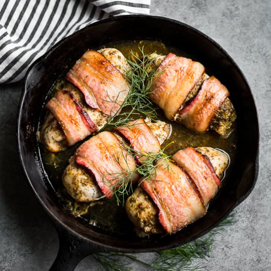 Bacon Wrapped Ranch Chicken