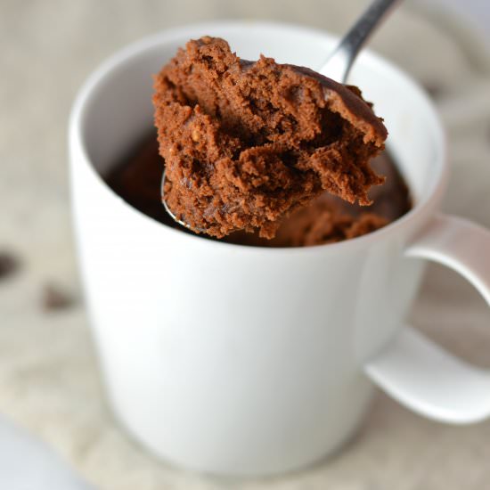 4 Ingredient Chocolate Mug Cake