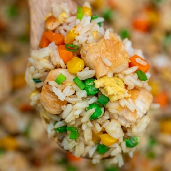 Takeout Style Chicken Fried Rice