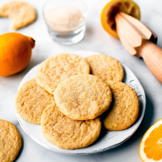 Soft and Chewy Lemon Sugar Cookies