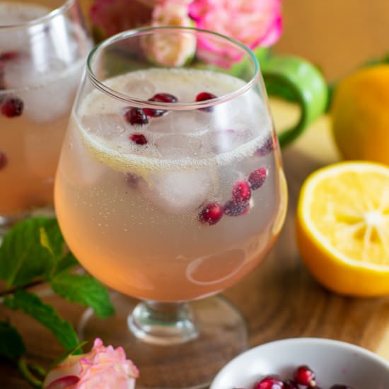 Sparkling Meyer Lemon Mocktail