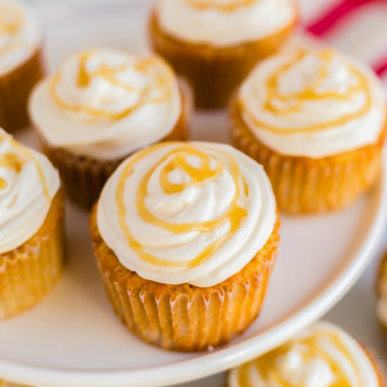 Caramel Apple Cupcakes