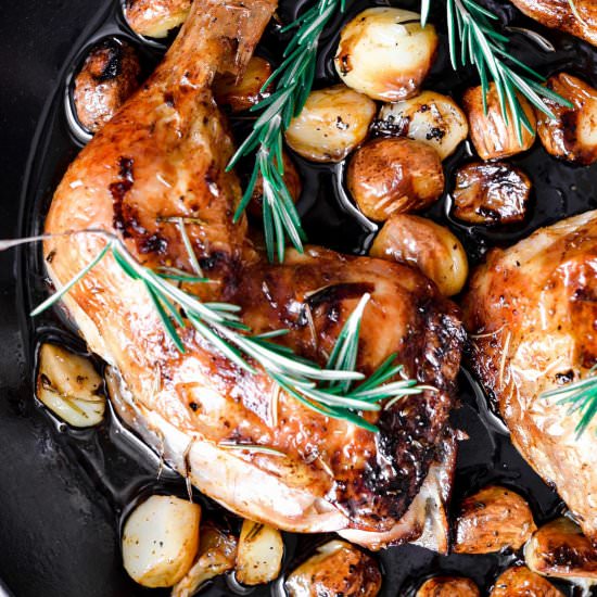 Chicken with 40 Cloves Garlic!