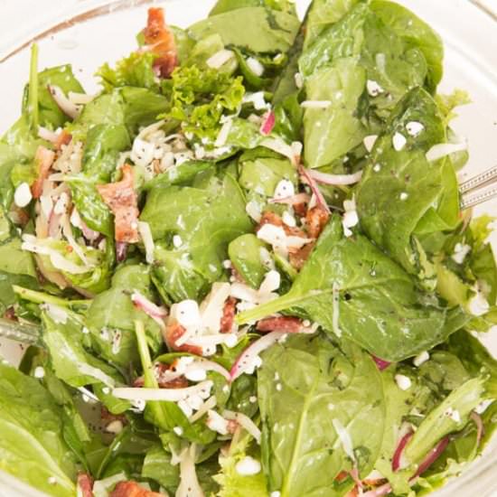 Spinach Salad / Poppy Seed Dressing