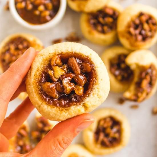 pecan pie cookies (w/o corn syrup)