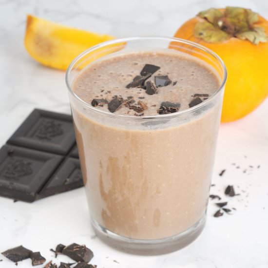 Coconut-chocolate smoothie