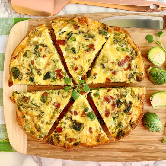 Bacon and Brussels Frittata