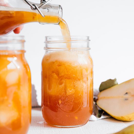 Spiced Pear Kombucha