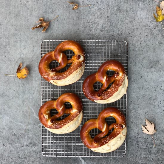 Baked Soft Pretzels
