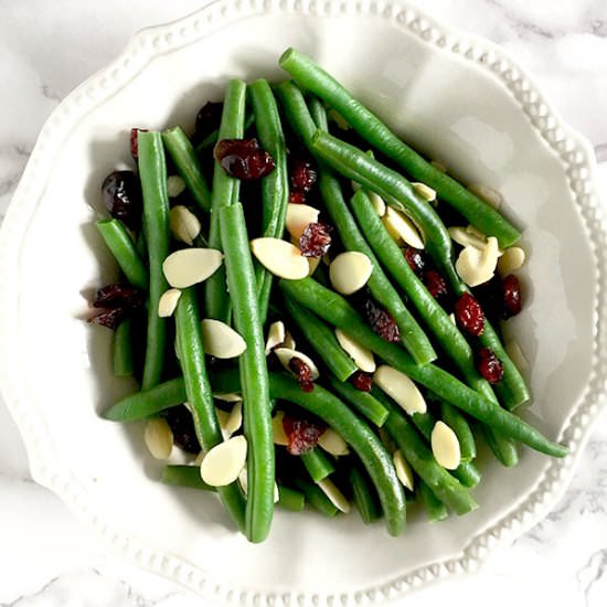 Green Beans with Cranberries