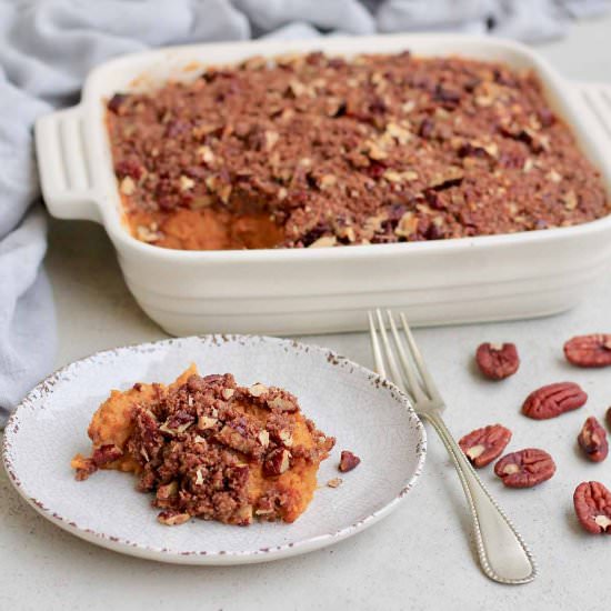 Vegan Sweet Potato Casserole
