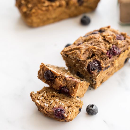 Vegan Sweet Potato Blueberry Loaves