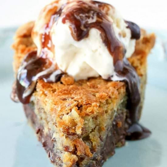Chocolate Chip Cookie Pie