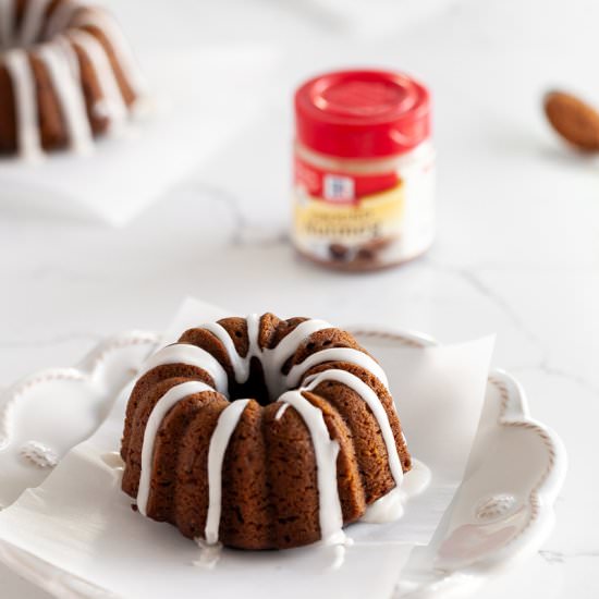 Gingerbread Bundt Cakes